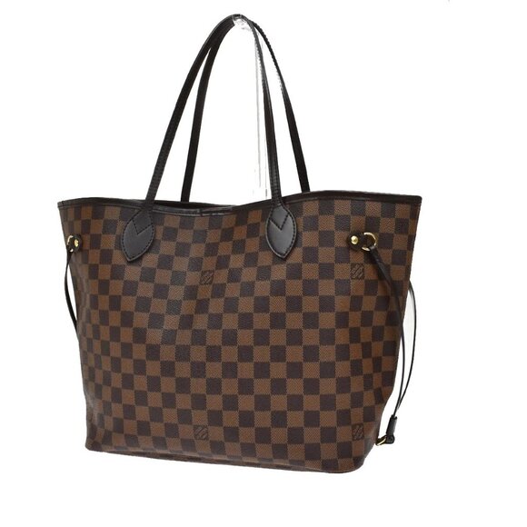 LOUIS VUITTON Neverfull MM Shoulder Tote Bag Damier Leather BN N51105 601KB073 - Picture 1 of 16